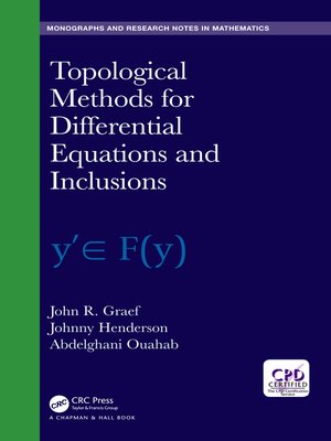 cover image of Topological Methods for Differential Equations and Inclusions